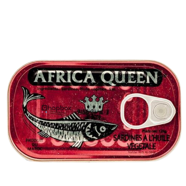 Africa queen sardines veg. oil 125g