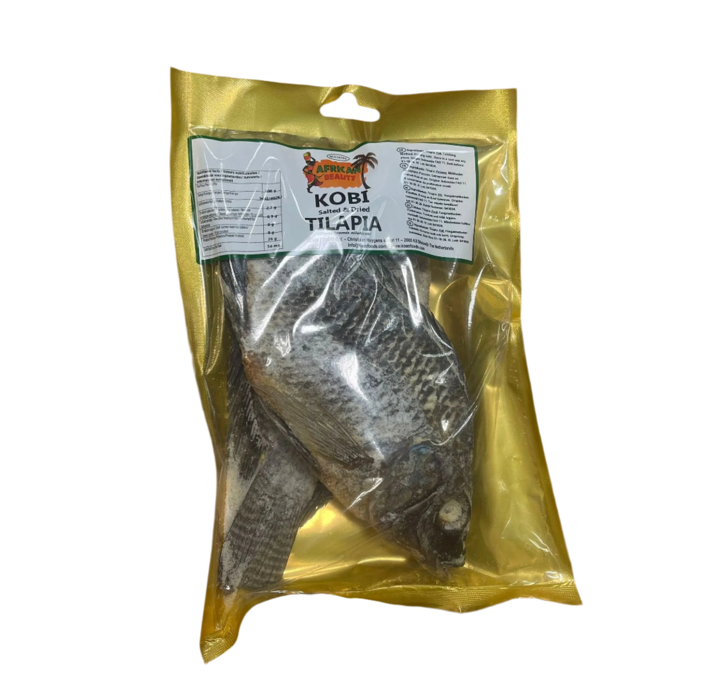 African Beauty Kobi Salted & Dried Tilapia 350g+-