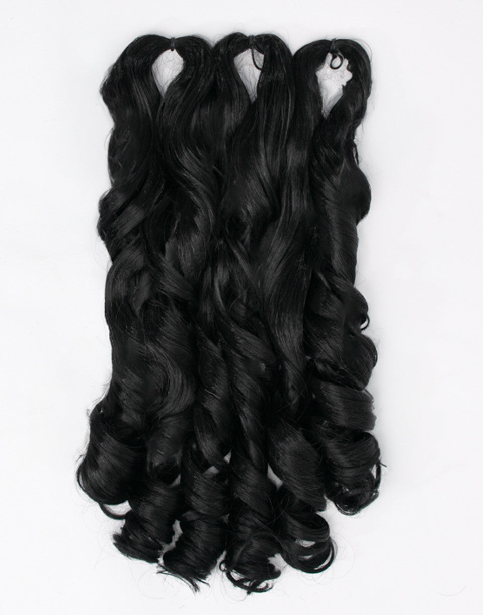 FRENCH CURL Hair Extensions Color 1 For Braiding - FEME SYN URBAN BRAID