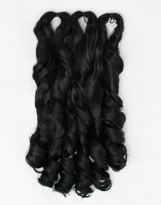 FRENCH CURL Hair Extensions Color 1 For Braiding - FEME SYN URBAN BRAID