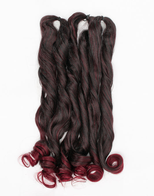 FRENCH CURL Hair Extensions Color T1B/BG For Braiding - FEME SYN URBAN BRAID