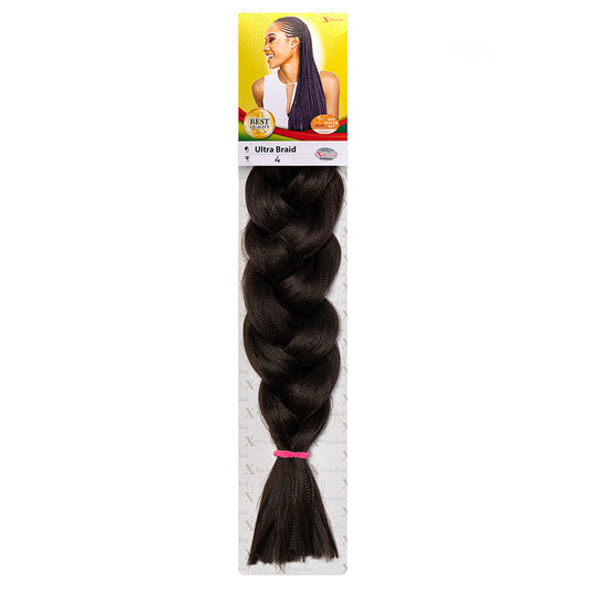 Color 4 X-PRESSION Ultra Braid hair extensions for braiding - 82 inches 160g
