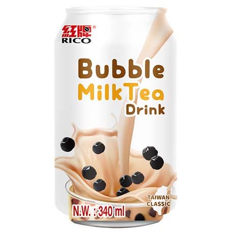 Bubble Milk Tea Drink 340ml - RICO