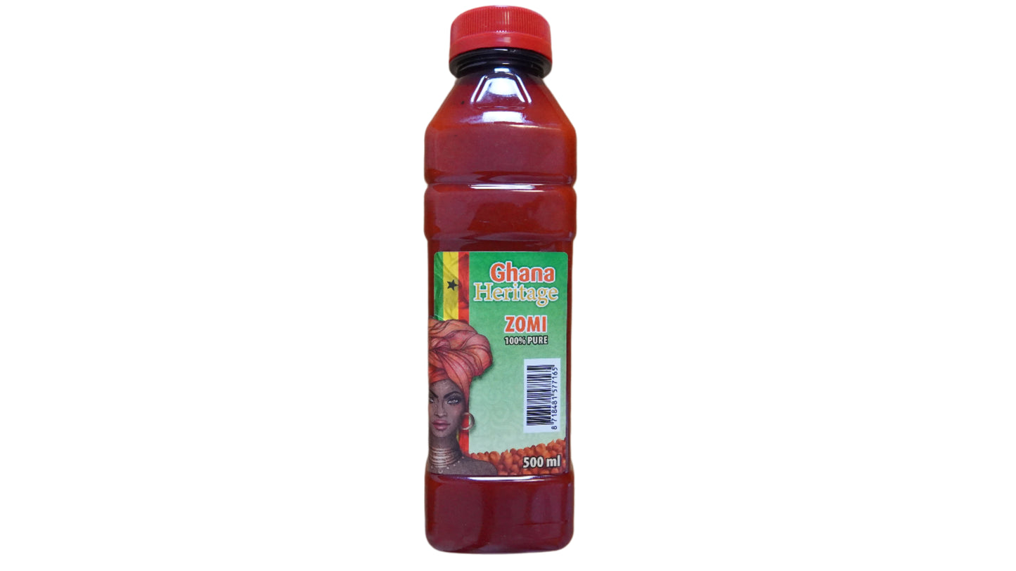Palm oil Ghana Heritage ZOMI 100% Pure - 500ml