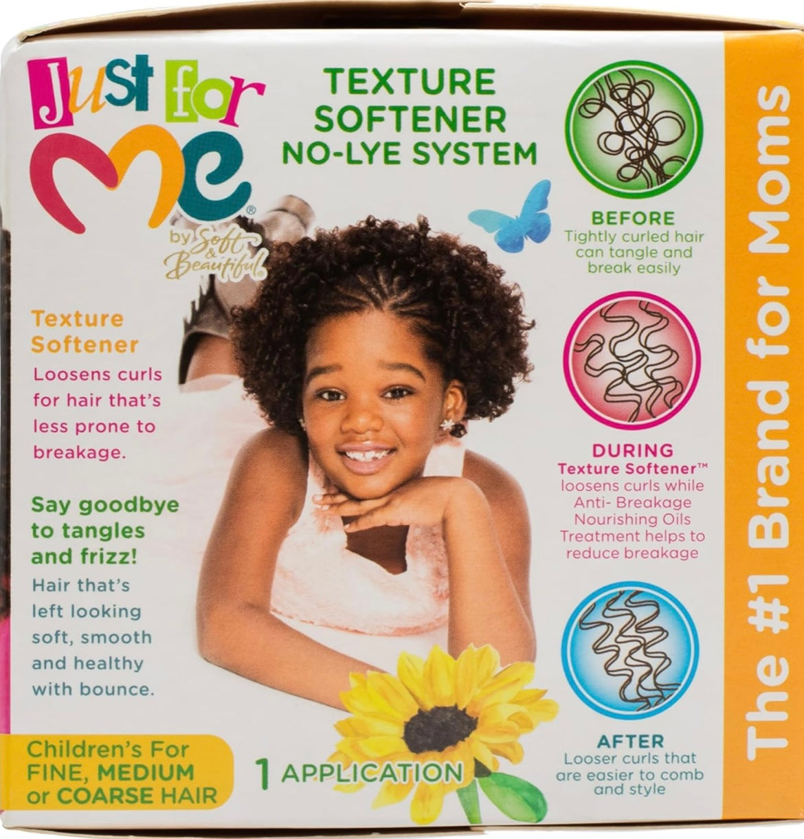 Hair Texture Softener Kit - 1 PCS JUST FOR ME(Hair relaxer)