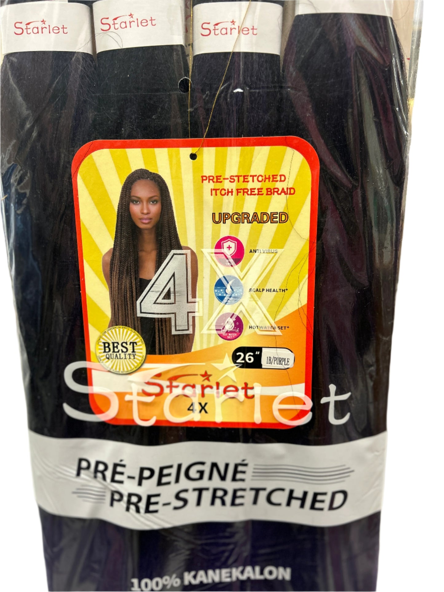 Starlet PRE-STRETCHED Color 26” 1B/Purple