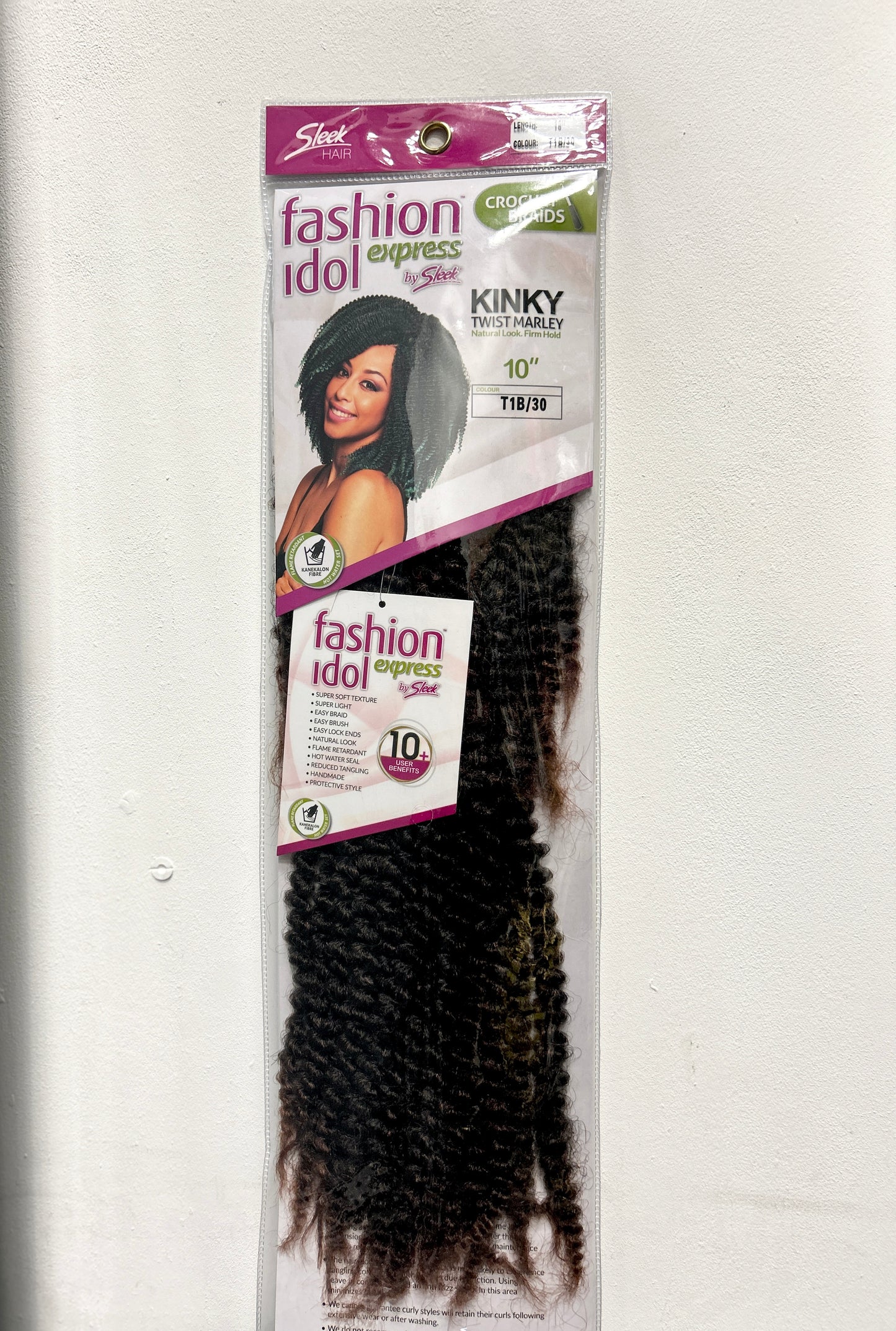 KINKY TWIST MARLEY 10”  T1B/30 (SLEEK)