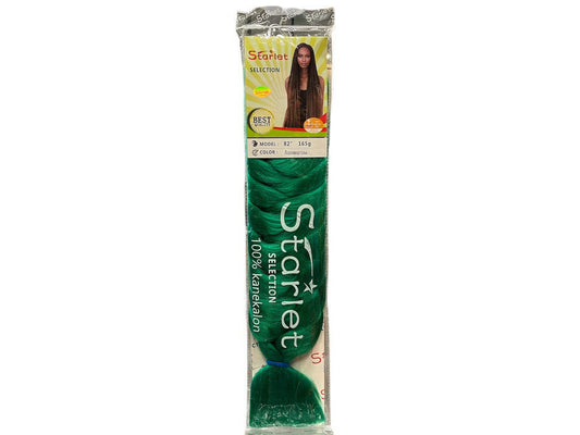 Starlet hair extensions 100% kanekalon model 82; color Aquamarine 165g