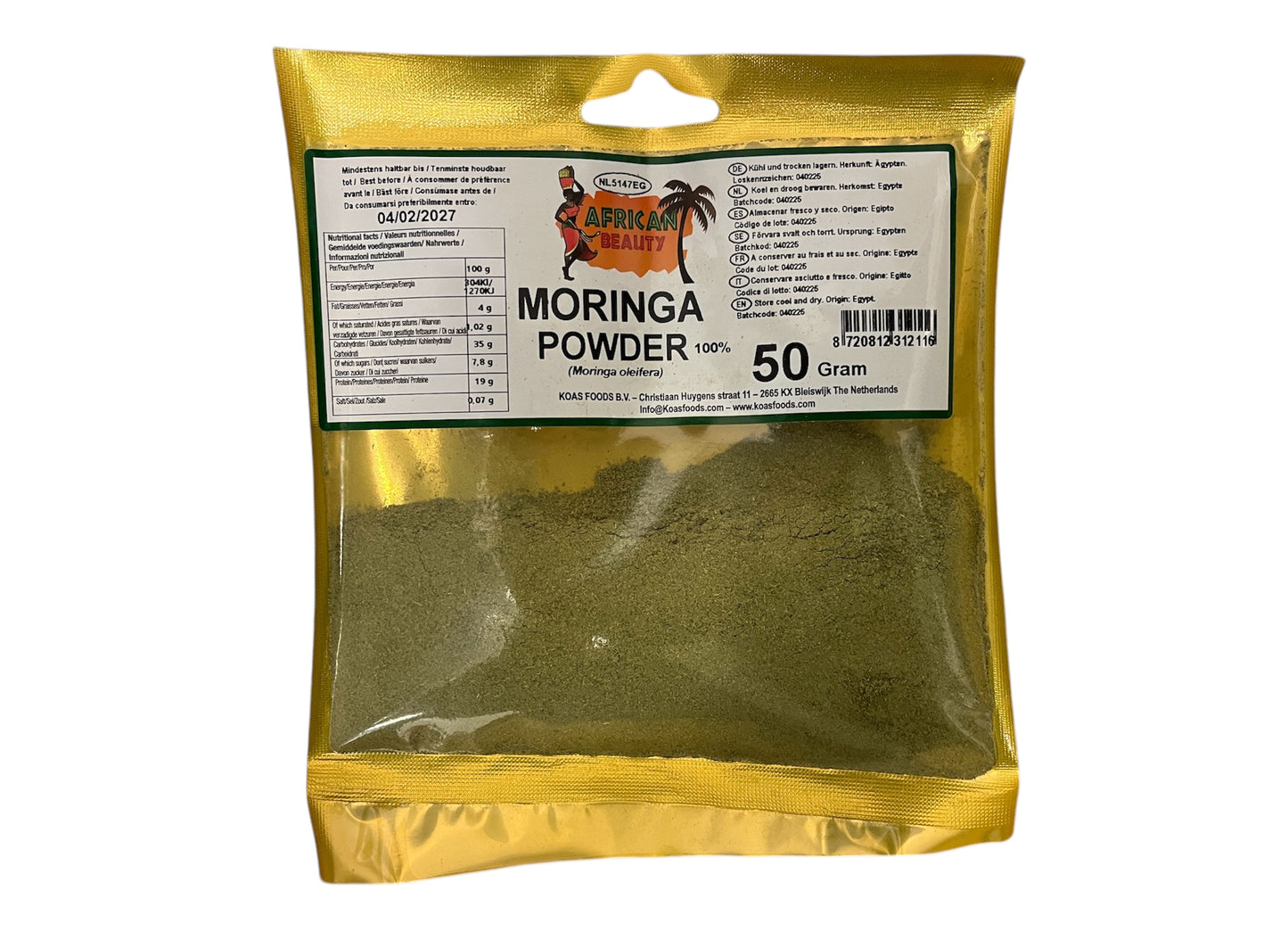 Moringa Powder 50g - African Beauty