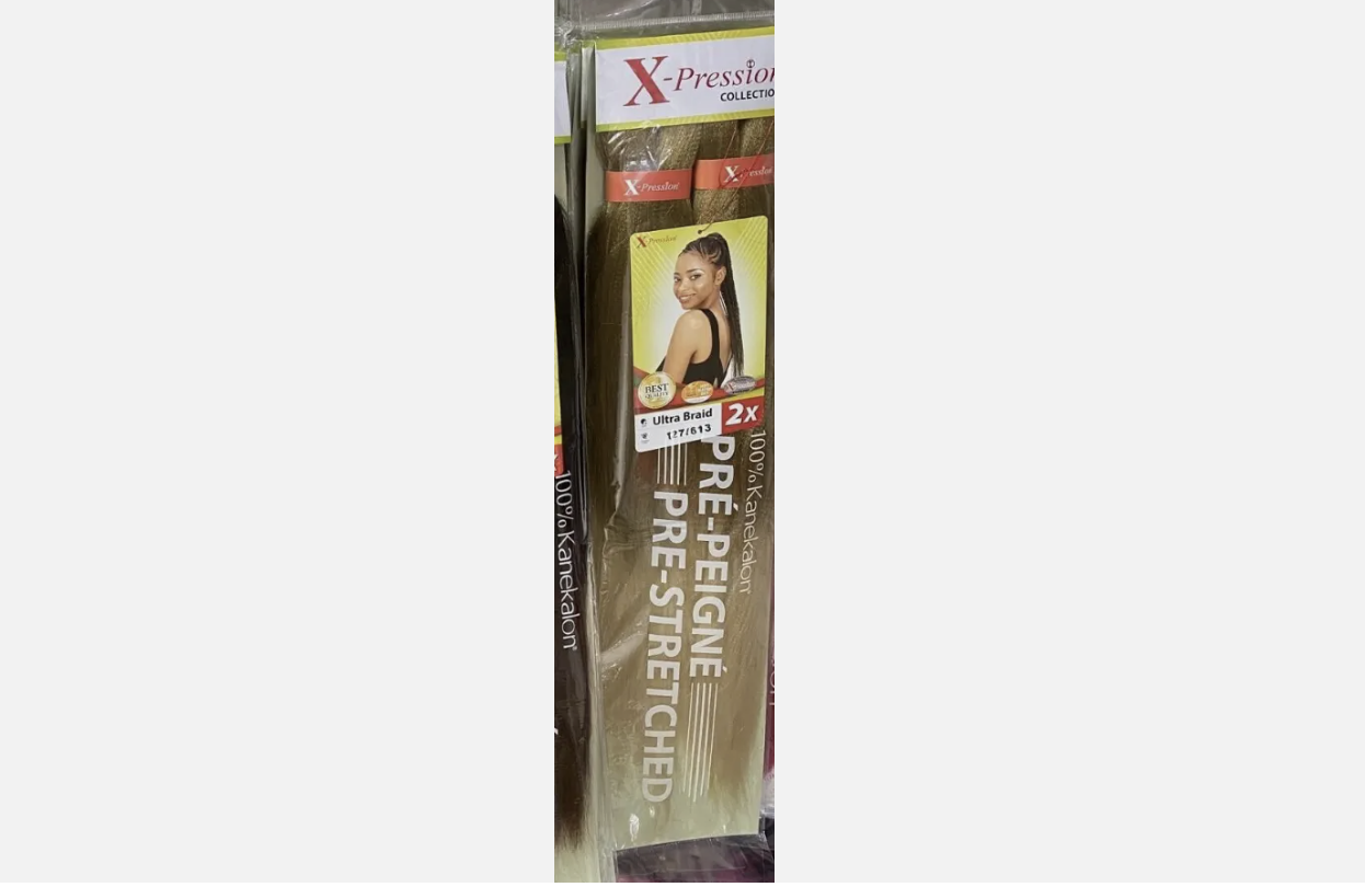 Color T27/613 X-PRESSION Ultra Braid hair extensions for braiding - 82 ...